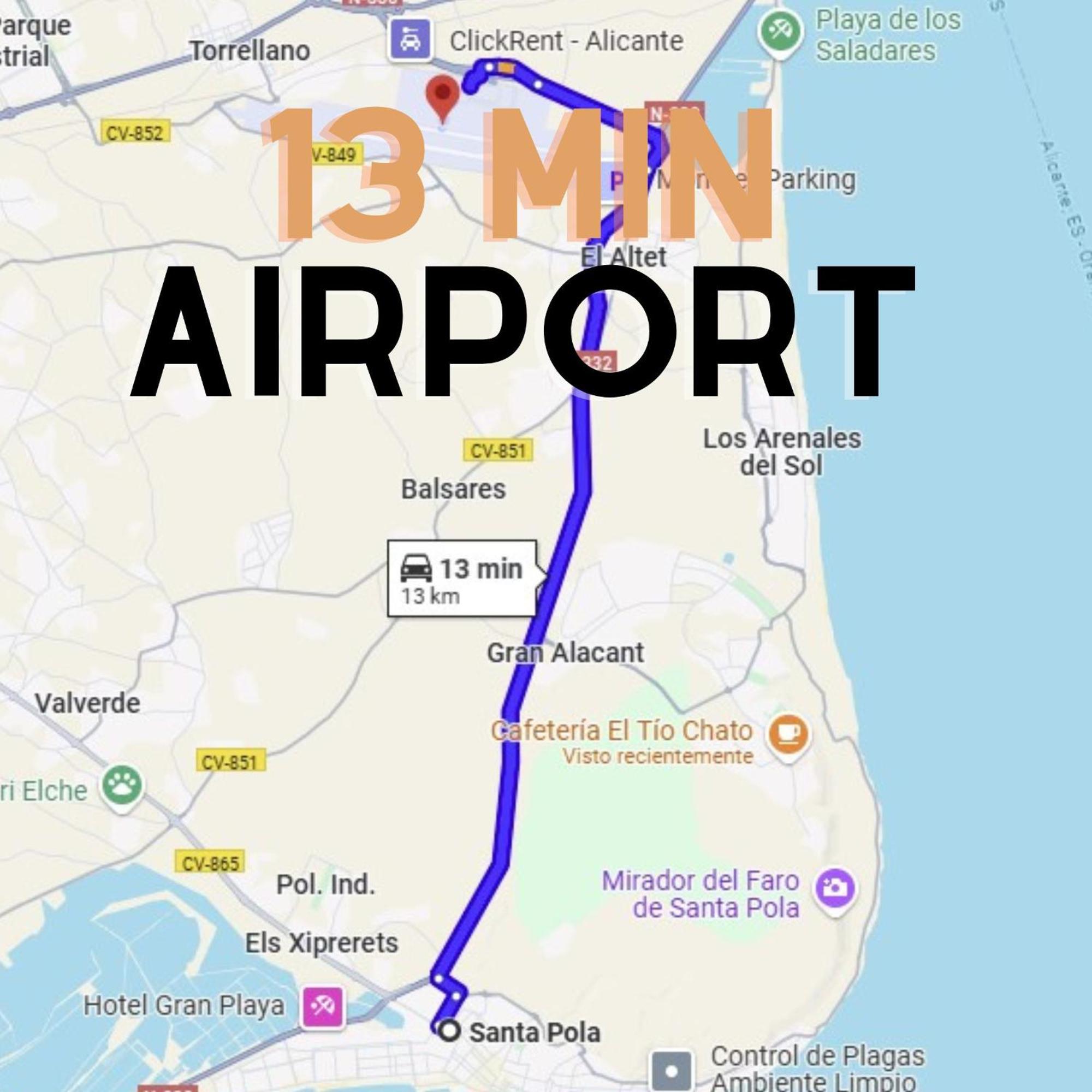 Menabrea Holiday House Near The Beach And Airport Санта Пола Екстериор снимка